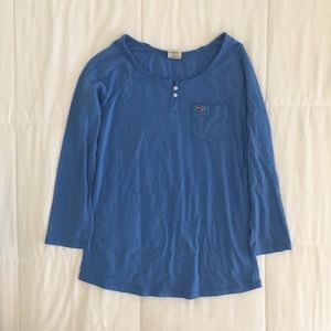 Hollister Blue Long-Sleeve Top